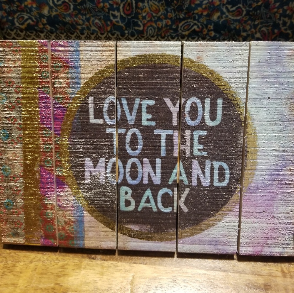 Natural Life Wooden Sign